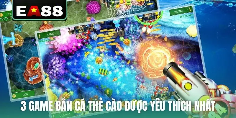 3+ Game Bắn Cá Thẻ Cào Hot Nhất - Tham Gia Nhận Jackpot - DITOXE