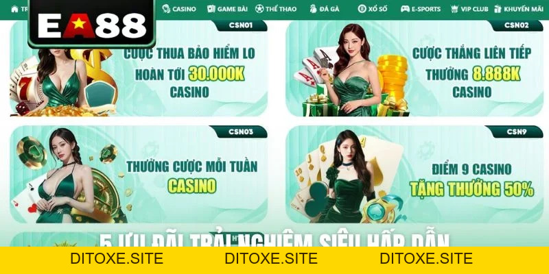Casino EA88 - Thiên Đường Sòng Bài Trực Tuyến Đỉnh Cao - DITOXE
