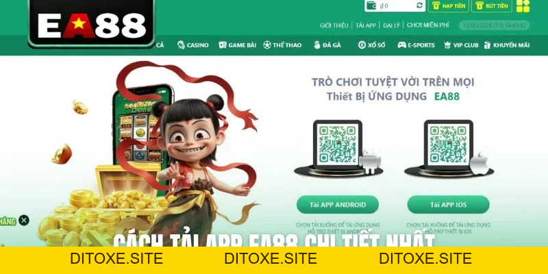 Tải App EA88 Chi Tiết Cho Dòng Điện Thoại Android Và iOS - DITOXE