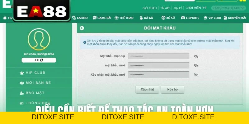 Hướng Dẫn Đăng Nhập EA88 Nhanh Chóng Và An Toàn - DITOXE