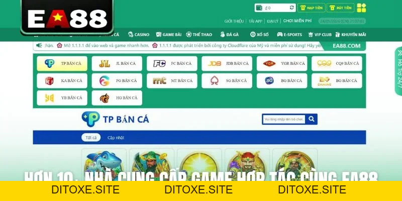 Bắn Cá EA88 - Chinh Phục Đại Dương Rinh Thưởng Cực Khủng - DITOXE