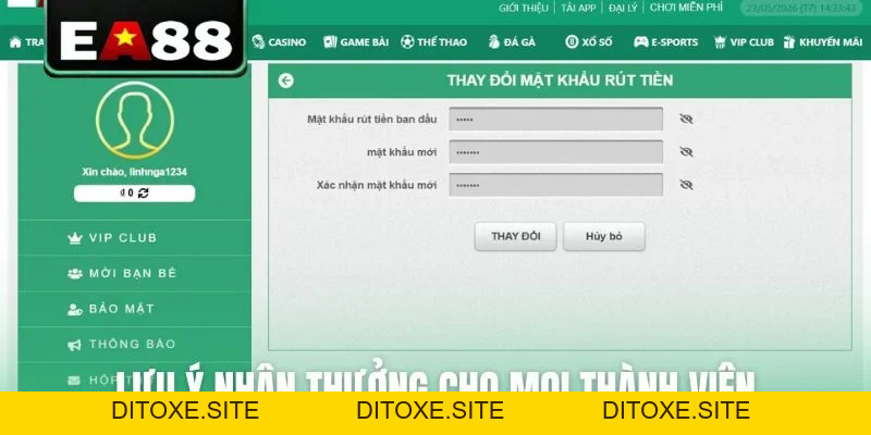 Bật Mí 2 Cách Rút Tiền EA88 Nhanh Chóng Và An Toàn - DITOXE