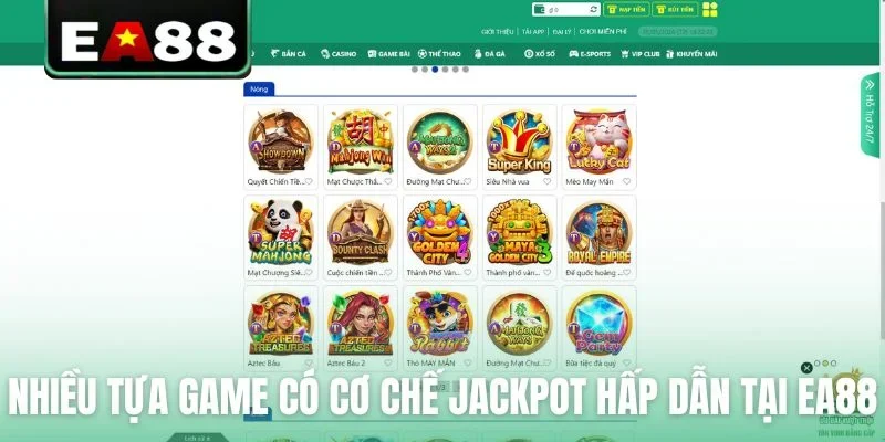Nổ Hũ Jackpot - Trải Nghiệm Quay Hũ Đỉnh Cao Tại EA88 - DITOXE
