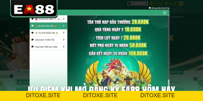 Hướng Dẫn Đăng Ký EA88 Chi Tiết Từ A Đến Z Cho Tân Binh - DITOXE