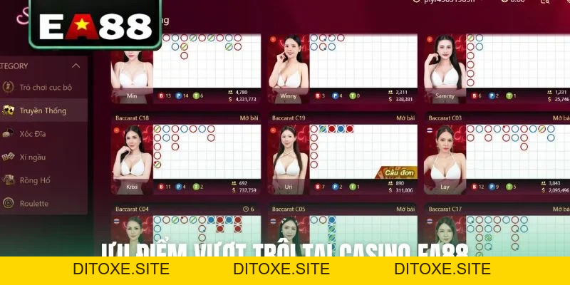 Casino EA88 - Thiên Đường Sòng Bài Trực Tuyến Đỉnh Cao - DITOXE